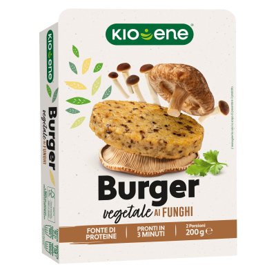 Veggie Burger with Mushrooms