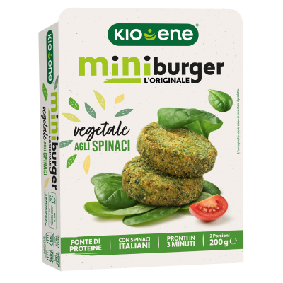 Veggie Mini Burger with Spinach