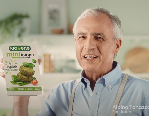 Kioene in TV con i Mini Burger agli spinaci
