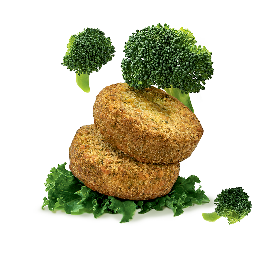 Mini Burger Vegetale con Broccoli e Kale