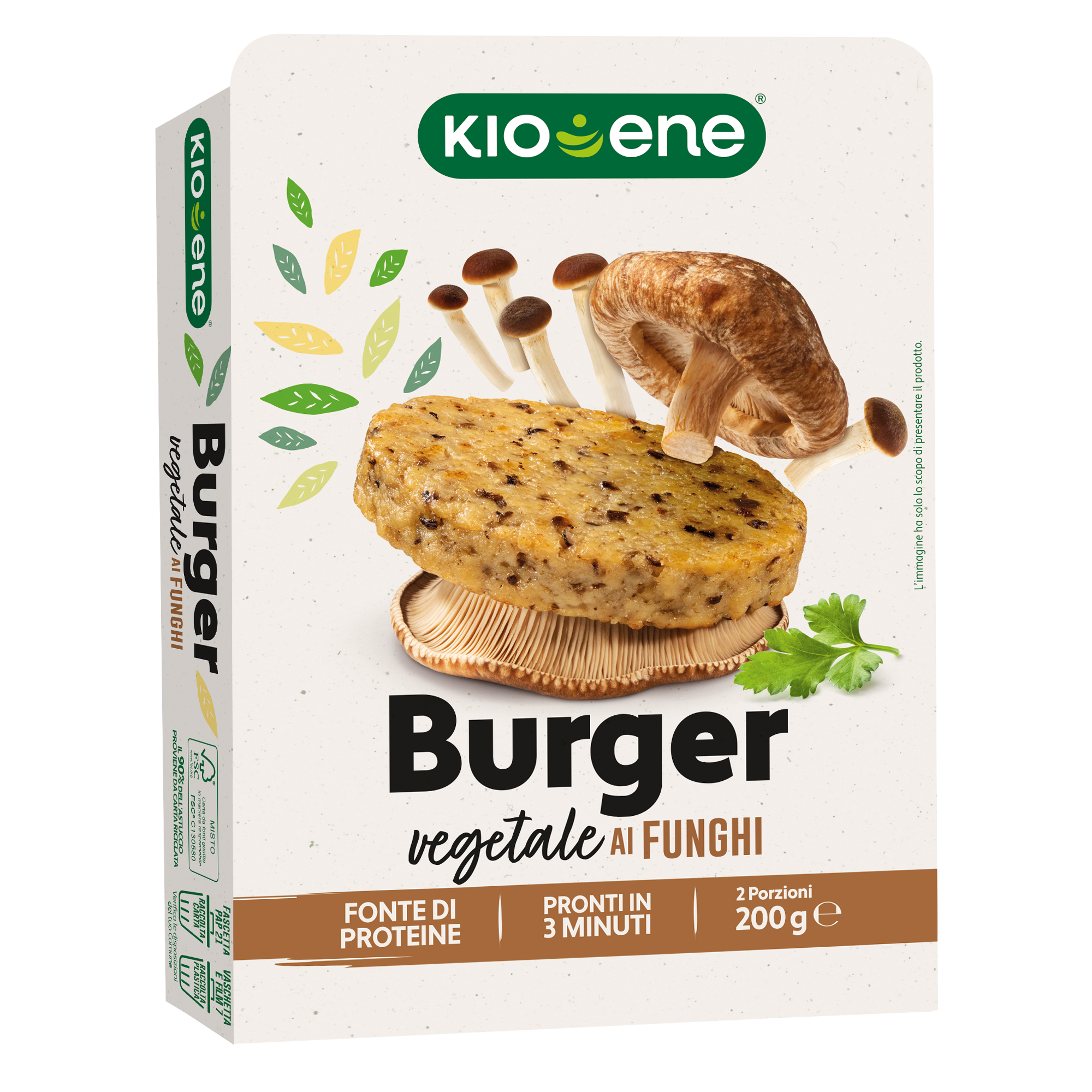 Veggie Burger with Mushrooms